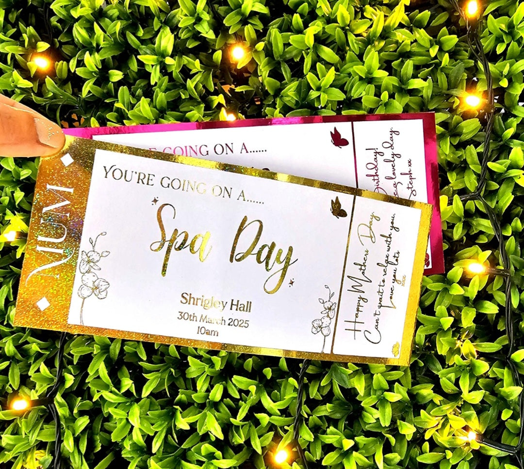 Personalised Spa Vouchers