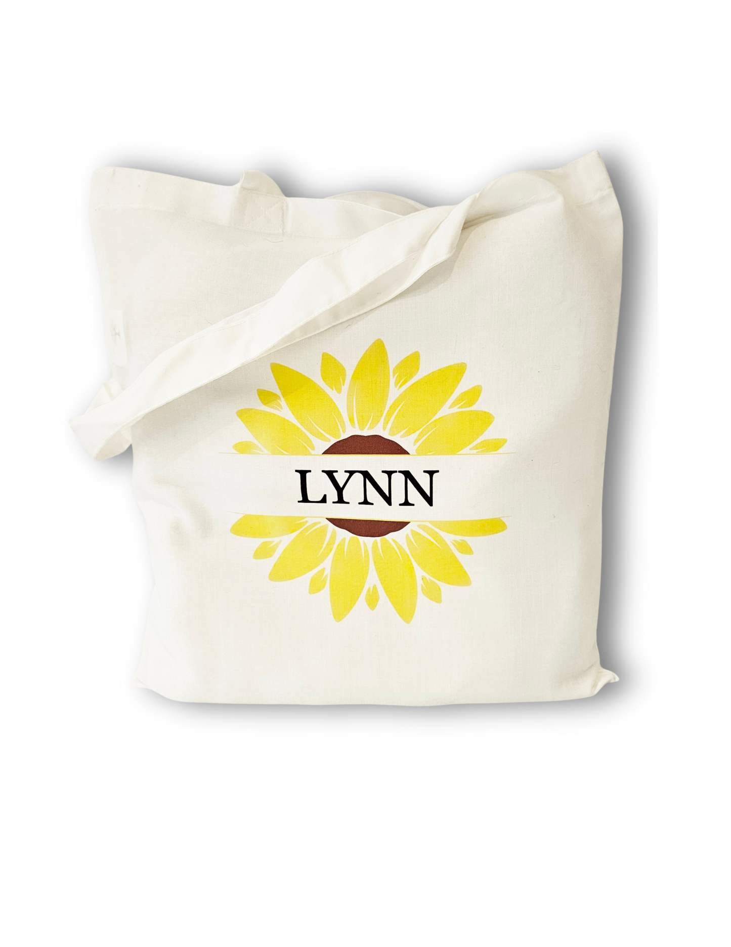 Personalised Sunflower Tote Bag