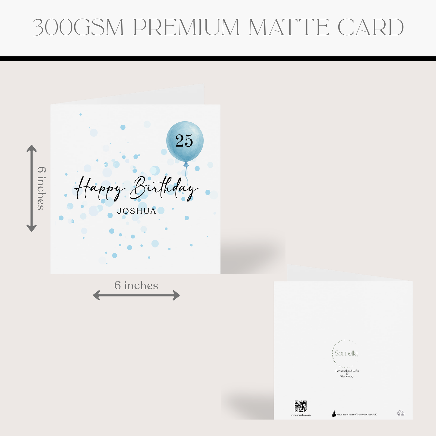 Personalised Birthday Card