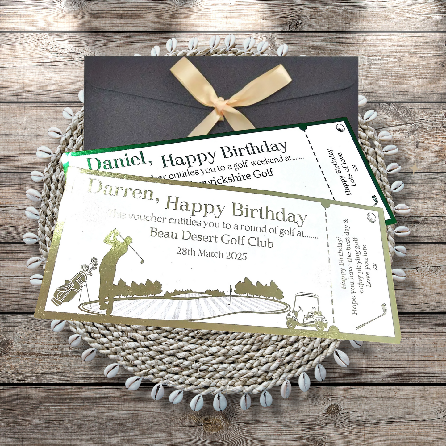 Personalised Golf Voucher • Game or Break