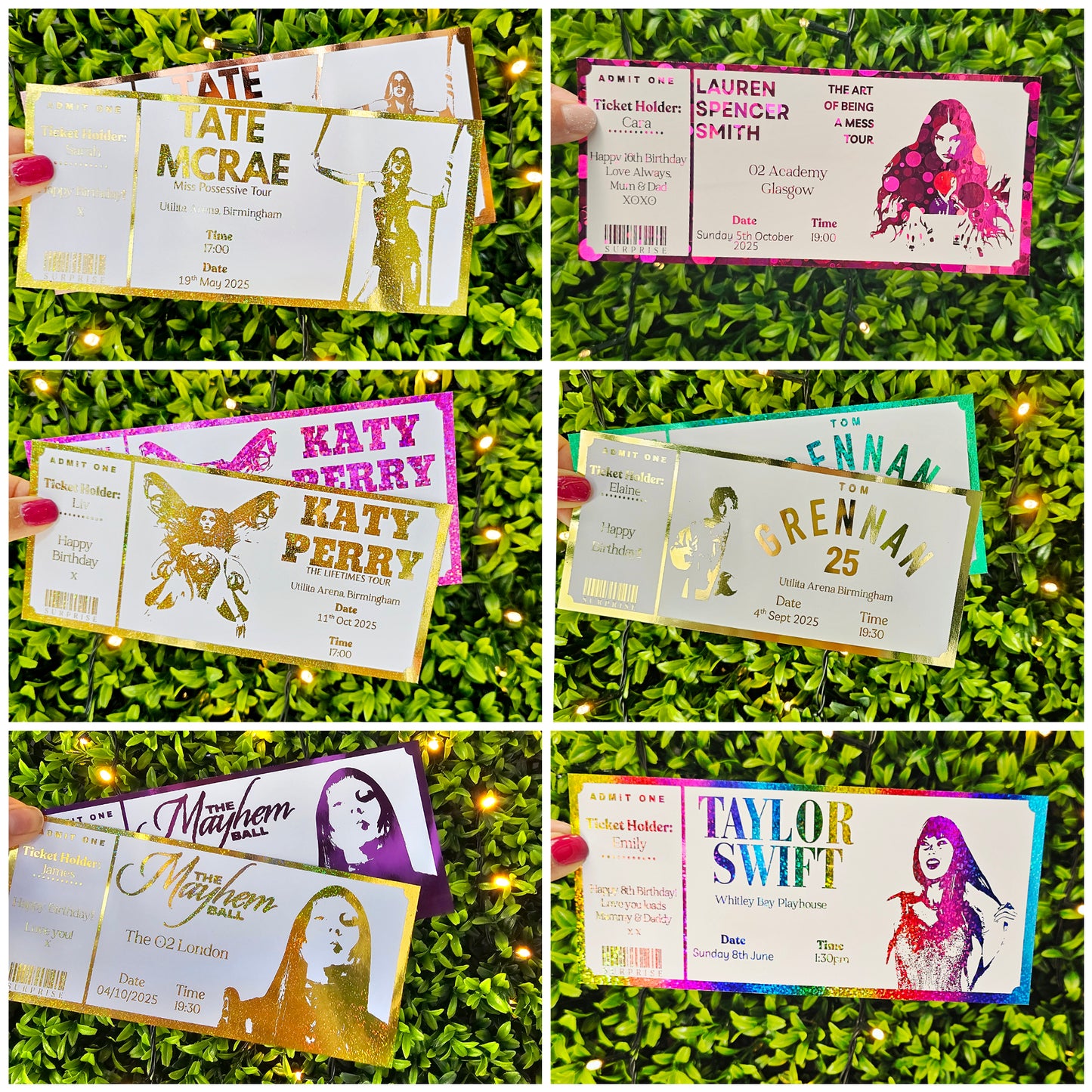 Any Concert / Event Ticket
