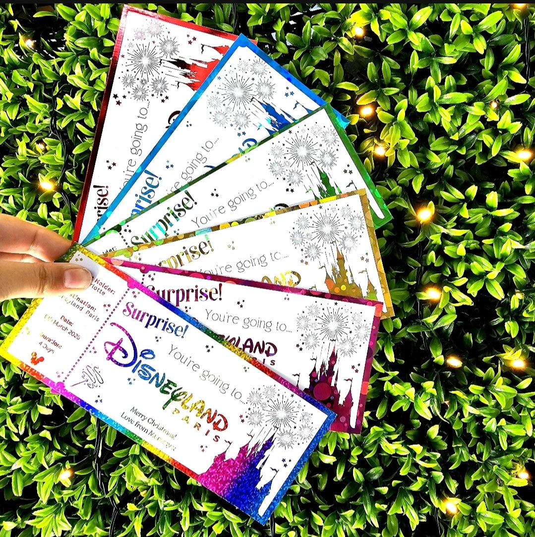 Personalised Disney Ticket