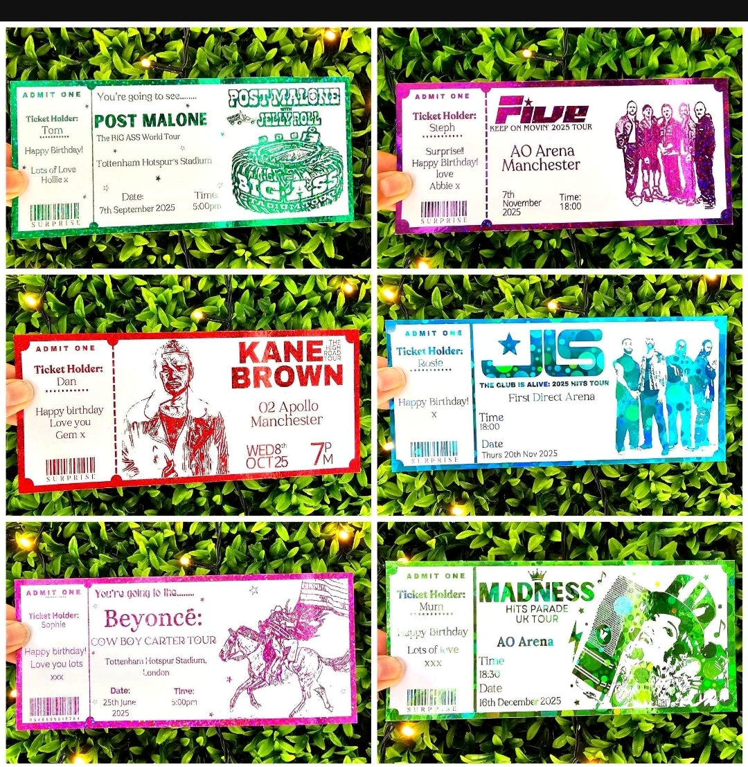 Any Concert / Event Ticket