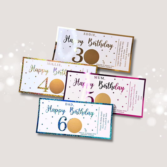 Birthday Scratch Reveal Voucher