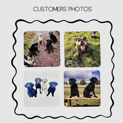 Personalised Glossy Pet Photo Coasters