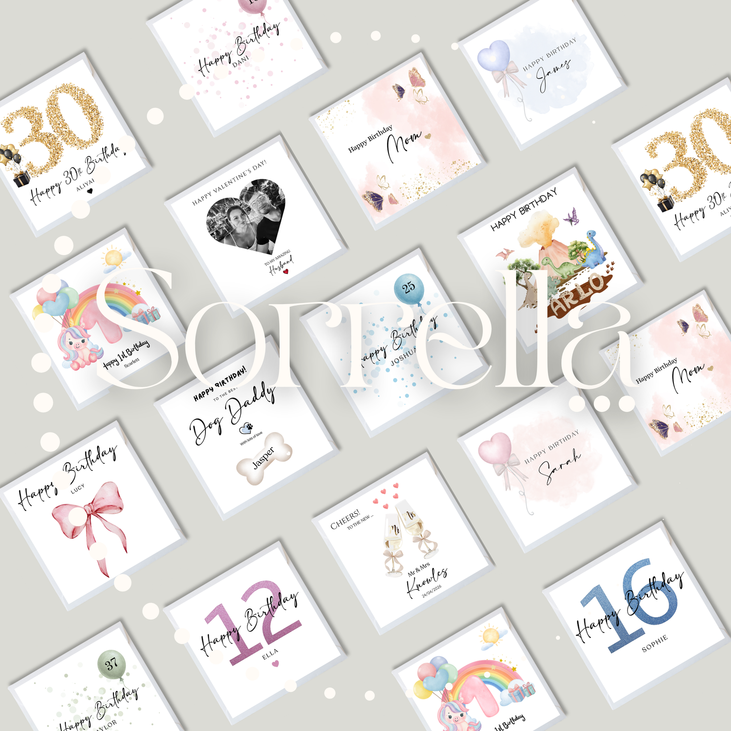 Floral Watercolour Mothers Day Card