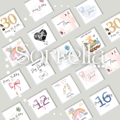 Floral Watercolour Mothers Day Card
