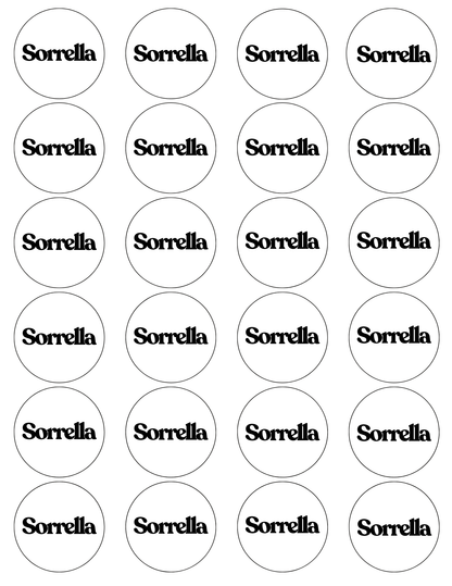 24 Personalised Santa Christmas Stickers