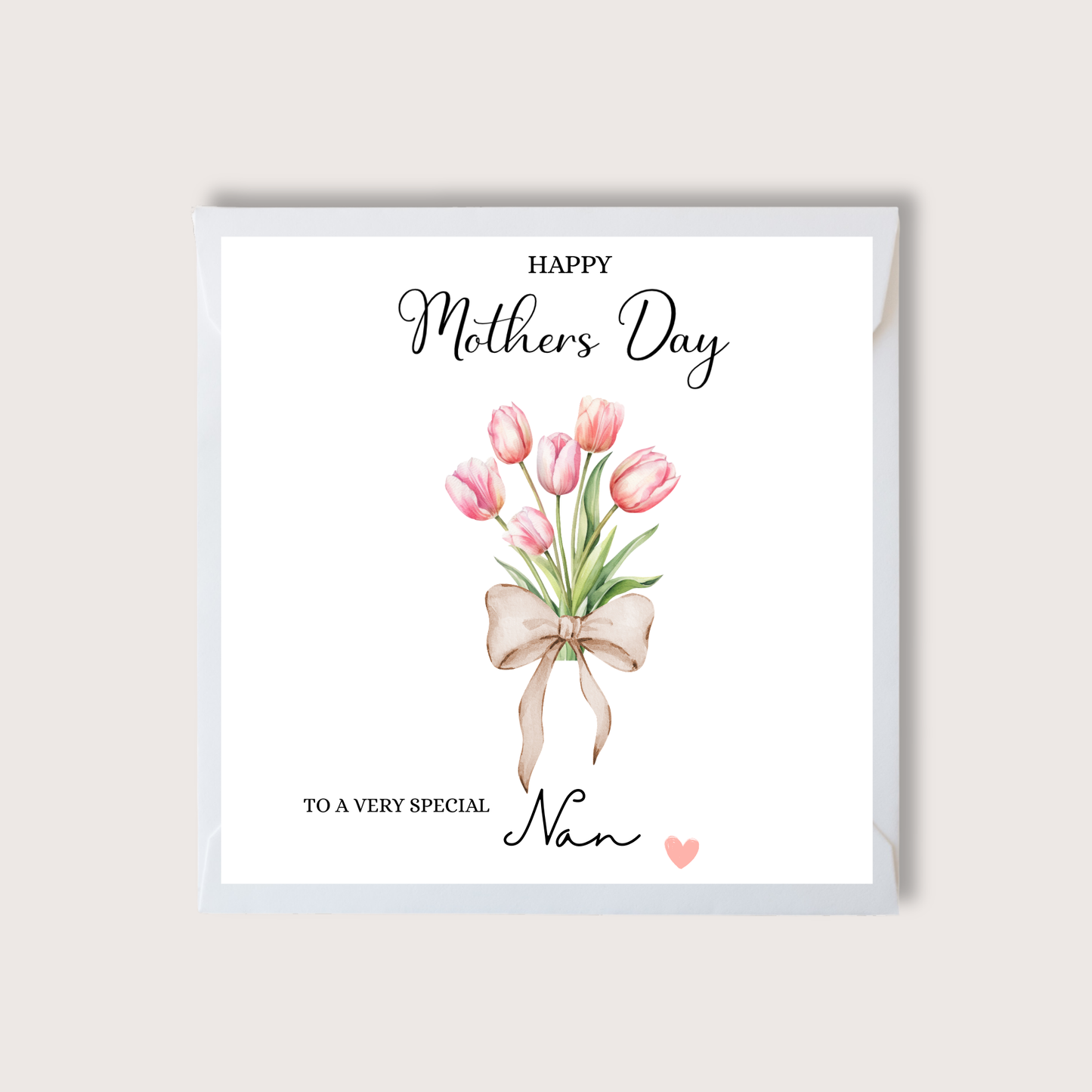 Floral Watercolour Mothers Day Card