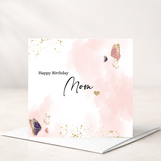 Butterfly Happy Birthday Card