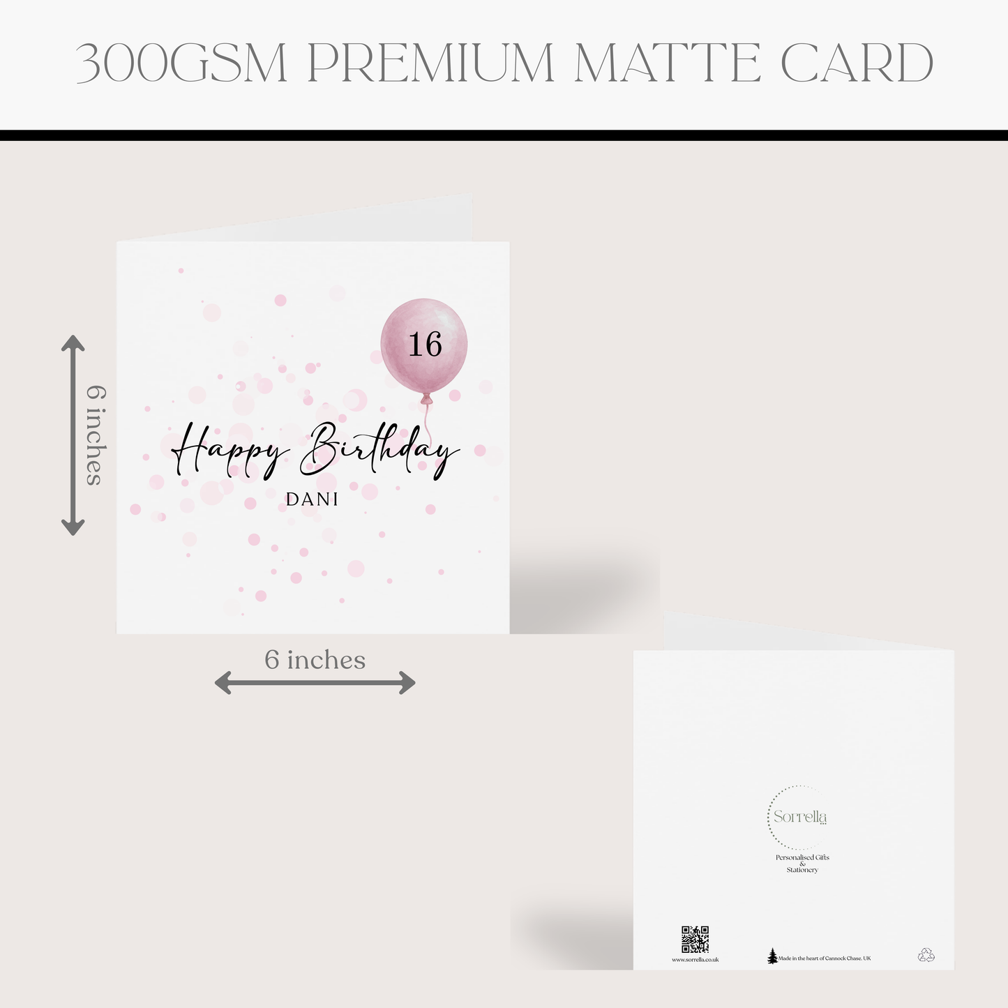 Personalised Birthday Card