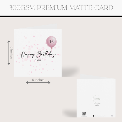 Personalised Birthday Card