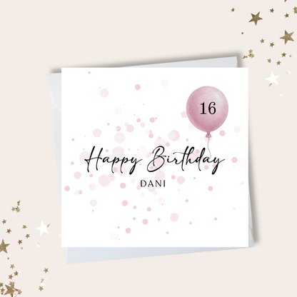 Personalised Birthday Card