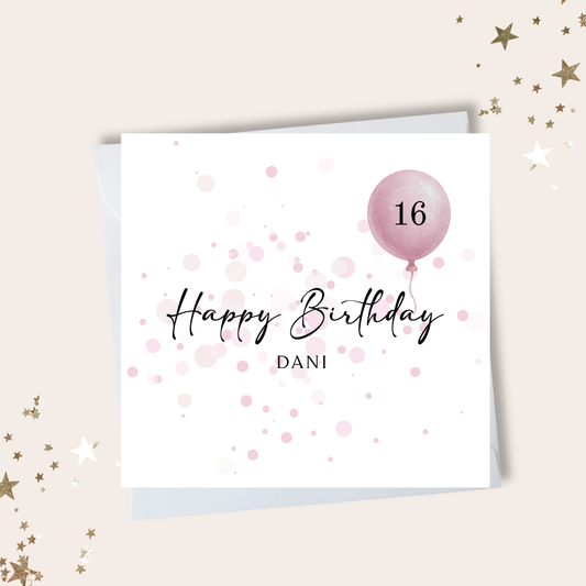 Personalised Birthday Card