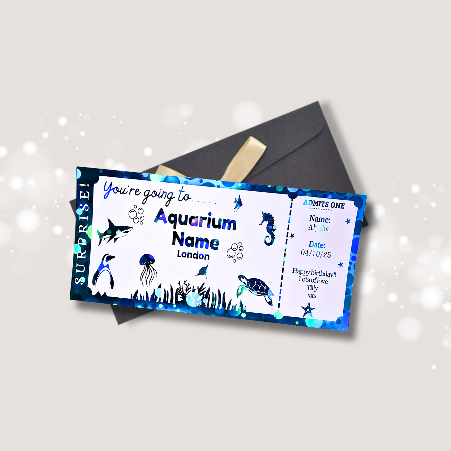 Personalised Aquarium Voucher