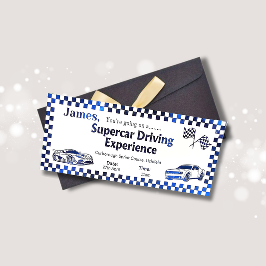 Personalised Driving Experience Ticket