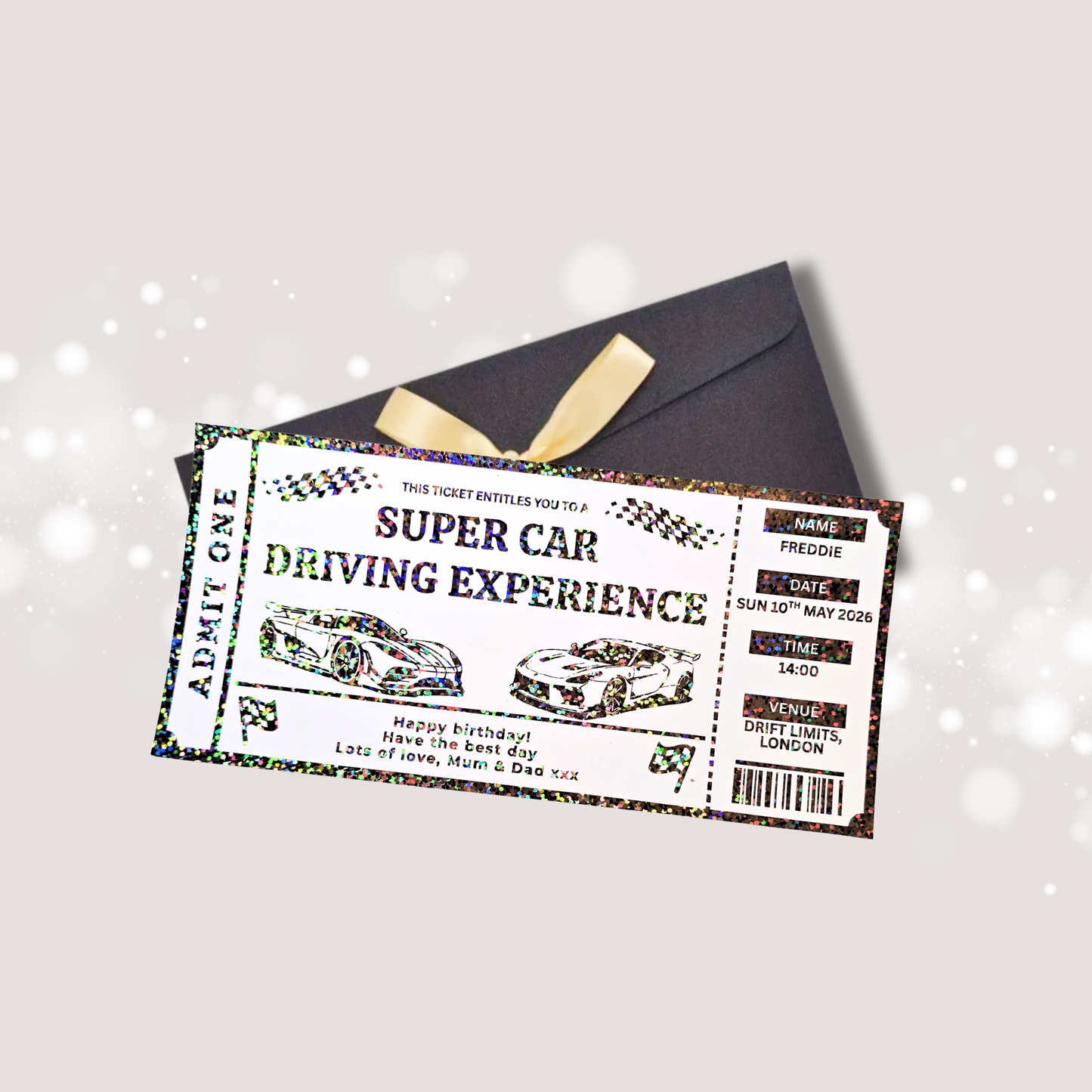 Personalised Driving Experience Ticket
