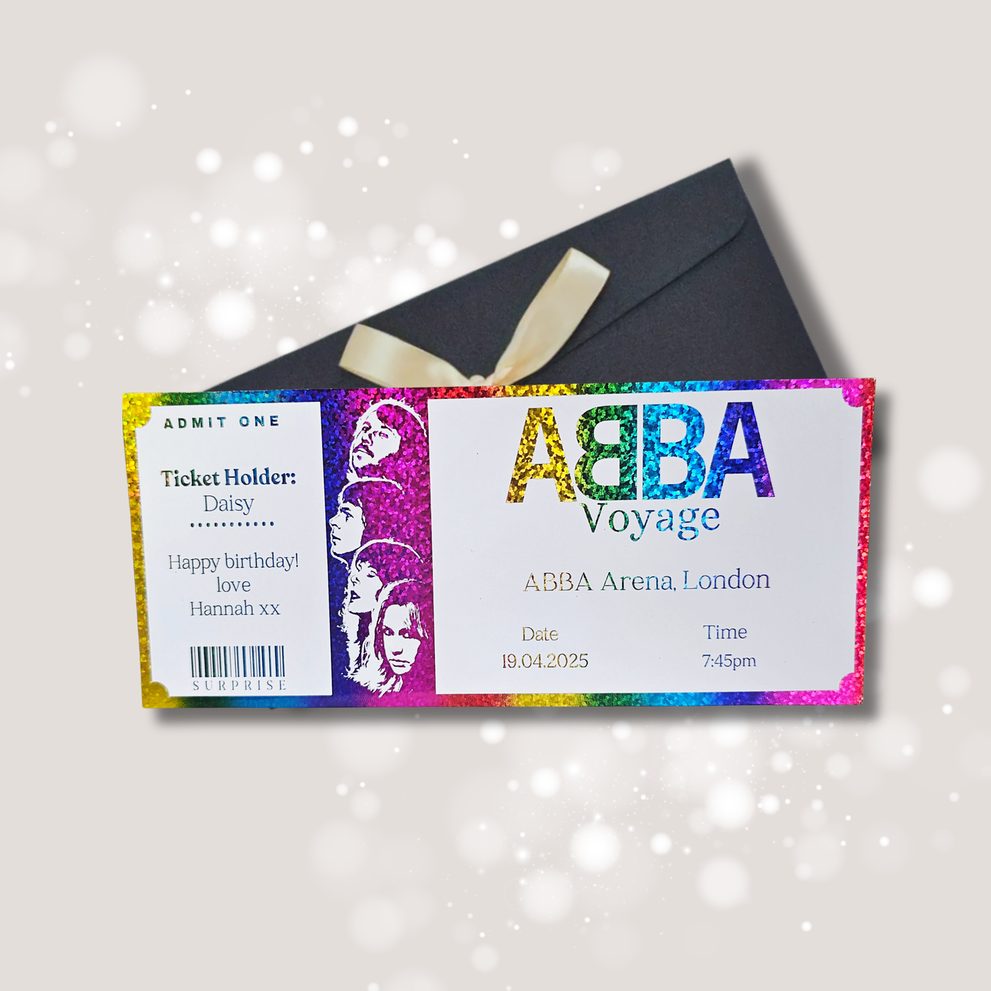 ABBA Voyage Foiled Ticket