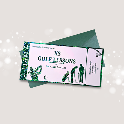 Golf Lesson Voucher