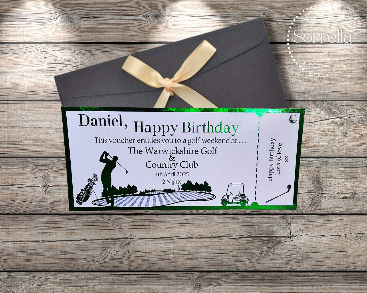 Personalised Golf Voucher • Game or Break