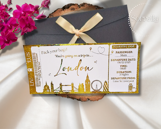 Personalised London Ticket.