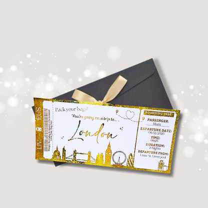 Personalised London Ticket.