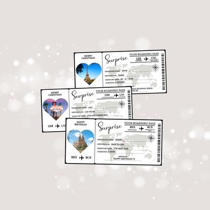 Printed Holiday / City Break Ticket