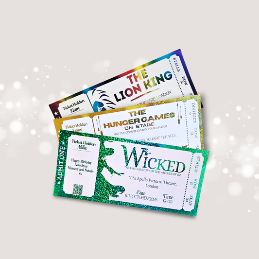 Theatre Ticket Ticket with QR Code