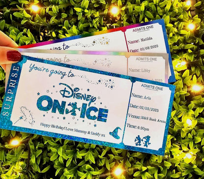 Personalised Disney on Ice Ticket