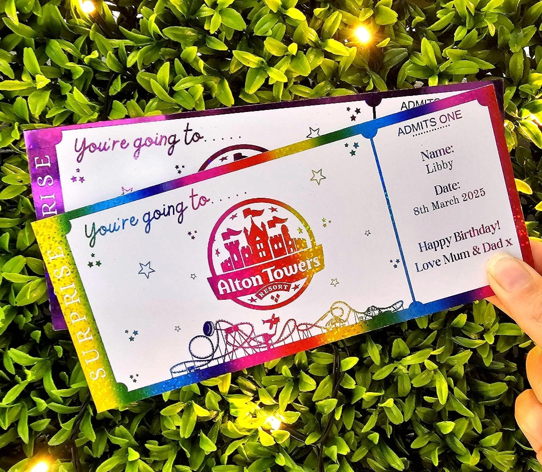 Personalised Alton Towers