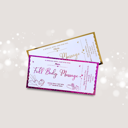 Personalised Massage Voucher