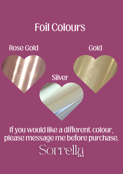 Wedding Cake Flavour Sign