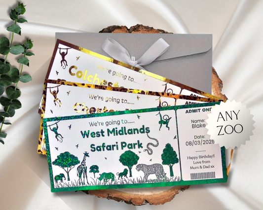 Personalised  Zoo Ticket