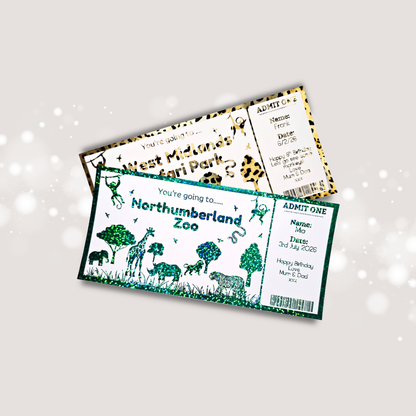 Personalised  Zoo Ticket