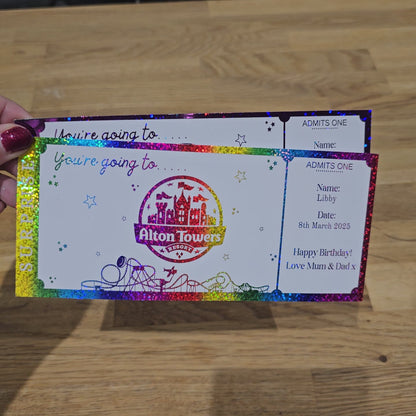 Personalised Alton Towers