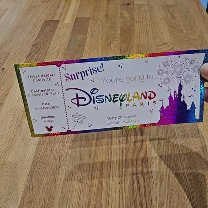 Personalised Disney Ticket