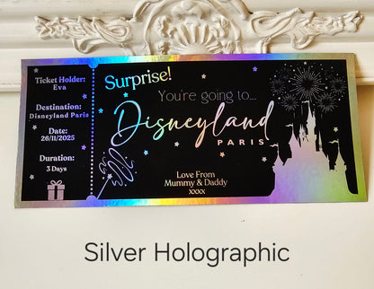 Personalised Disney Ticket
