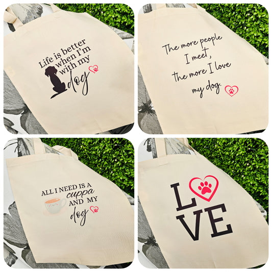Dog Tote Bag