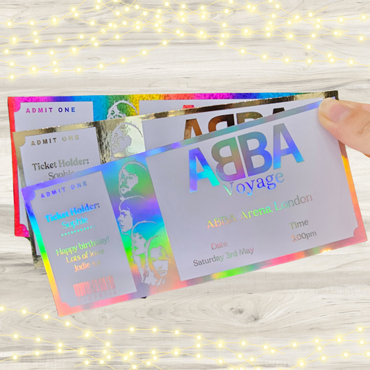ABBA Voyage Foiled Ticket